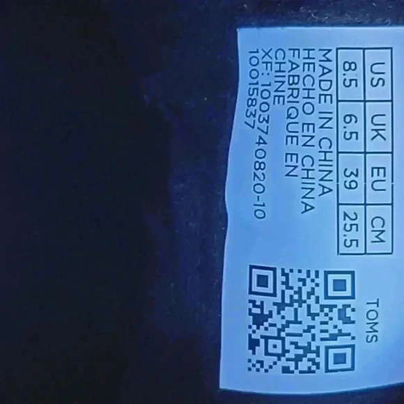 TOMS Womens Melrose Black Lace Up Nubuck Ankle Wedge Boots Size 8-1/2 - Picture 9 of 9